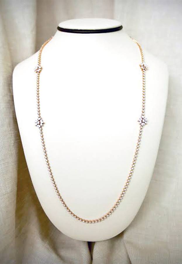 Diamond solitaire necklace, $14,000, at Avani Rupa Diamond solitaire necklace, $14,000, at Avani Rupa