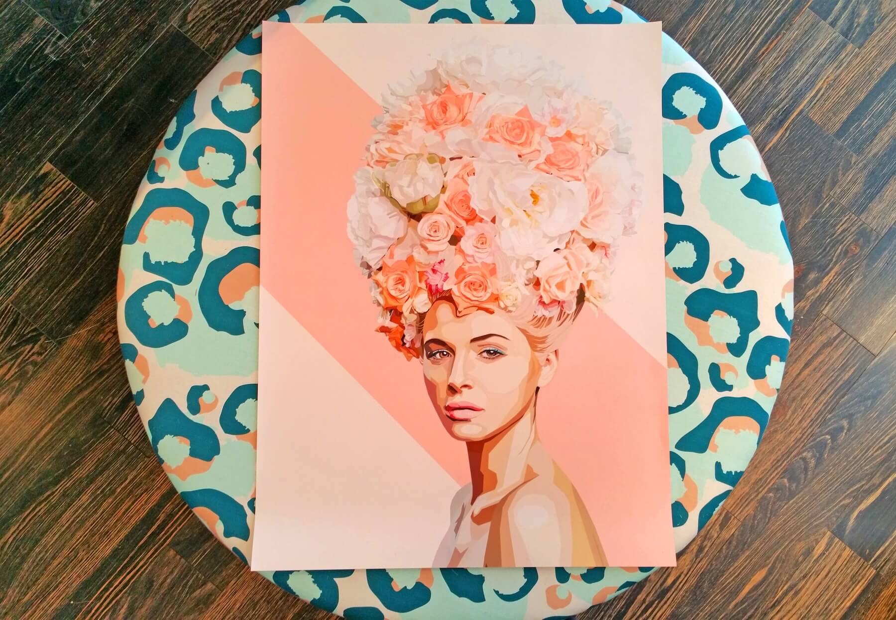 Gina Julian giclée print — $150 for 18x24-inch small print $260 for 24x32-inch medium print; and $550 for 36x48-inch large print — at Cotton + Quill Gina Julian giclée print — $150 for 18x24-inch small print $260 for 24x32-inch medium print; and $550 for 36x48-inch large print — at Cotton + Quill