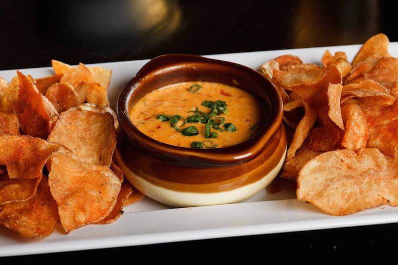We could dive into a bowl of this smokin' hot pimento cheese dip smokin' hot pimento cheese dip
