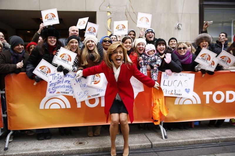 Hoda Kotb, cohost, The Today Show Hoda Kotb of The Today Show.