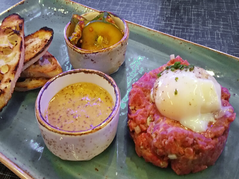 Sky Castle's steak tartare is excellent! SB-BHM-Sky Castle-17