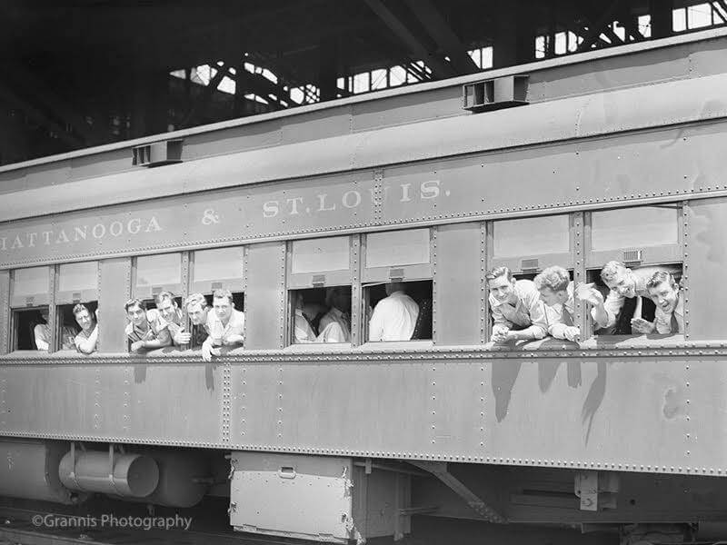 Union Station Nashville Vintage Photo Soldiers on Train | Image: Grannis Photography