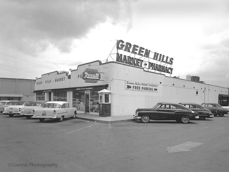 The Green Hills Market & Pharmacy | Image: Grannis Photography Vintage Collection