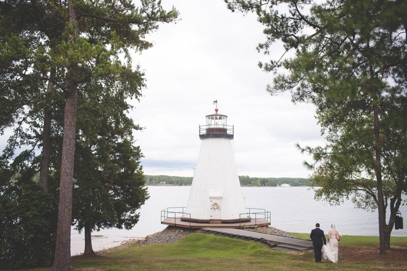 Lake Martin lighthouse wedding