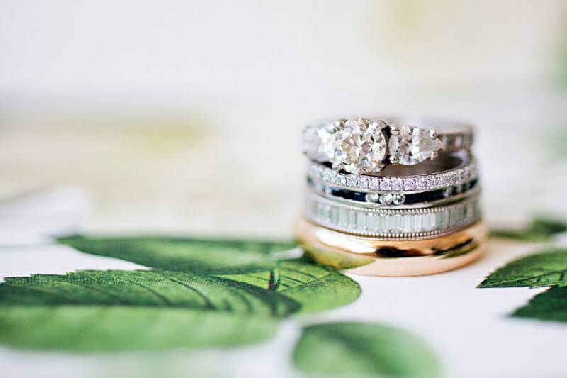 A lover of symbolism, each of Bailey’s rings has special meaning.