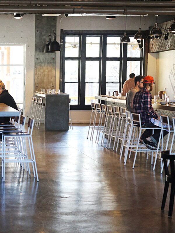 Snag a seat! Bar and Kitchen at Butcher & Bee Nashville