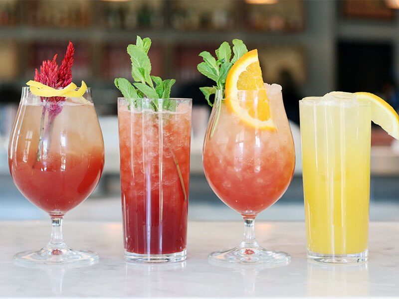 The cocktails at Le Sel could not be prettier.