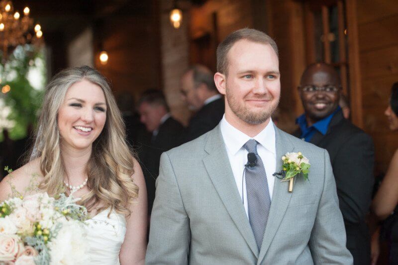 Katie and Kurt on their wedding day.