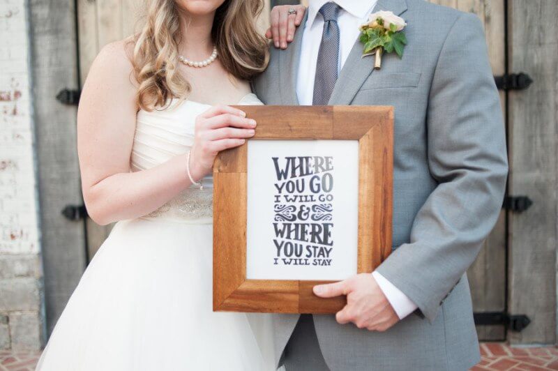 And remember the Bible verse? Here it is again. It's a good one if you are marrying a doctor who still has to figure out where his residency will be!