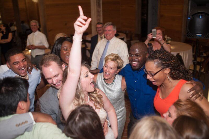 Friends and family cut a rug and danced to the tunes of Sam Levine & The City Lights.