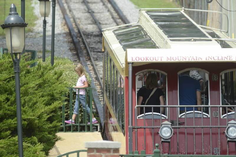 The incline railway to Lookout Mountain dates back to the late 1800s. The incline railway to Lookout Mountain dates back to the late 1800s.