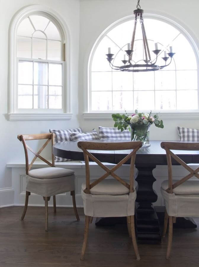 We love this Pottery Barn table! Holloway Kitchen
