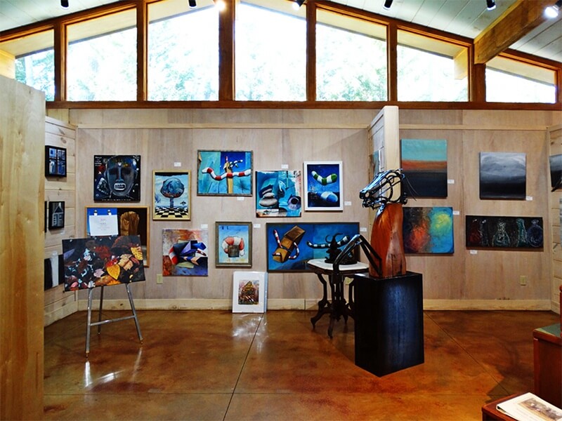 The art gallery at Kamama's gallery
