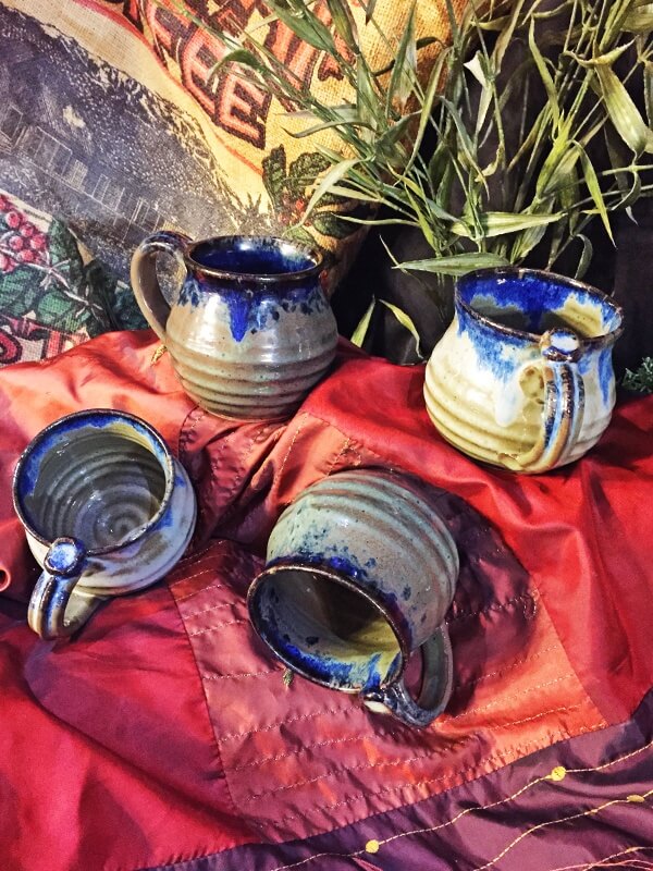 The super popular mugs at Miracle Pottery are a must-have for local campers. Mugs