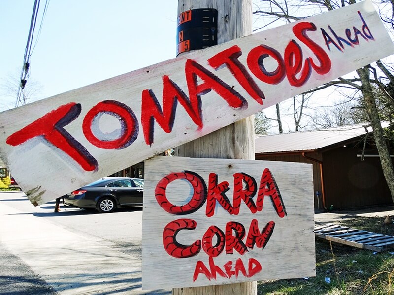 You know you're in the Heart of Dixie when... farmer's market