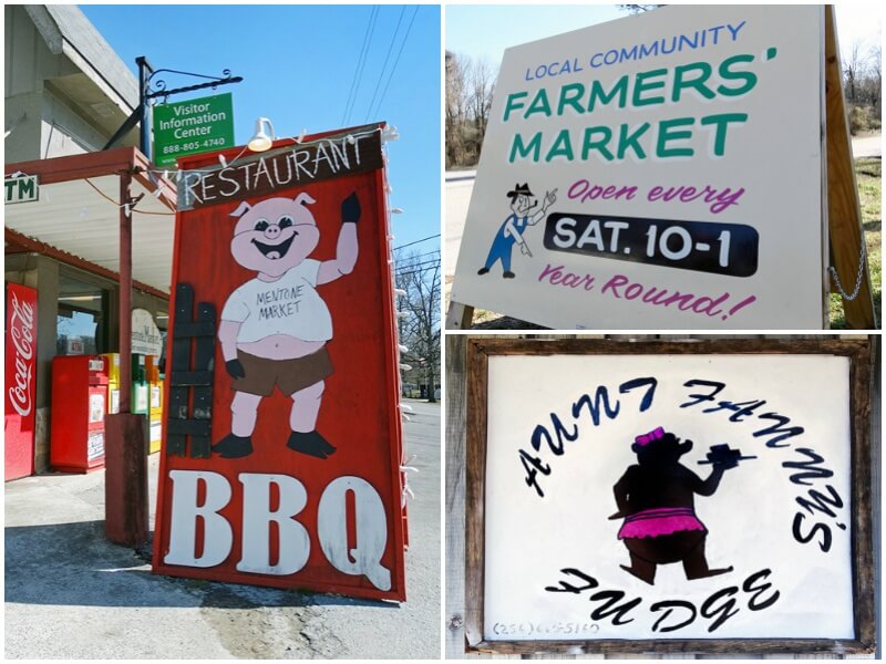 Scenes from downtown Mentone Mentone