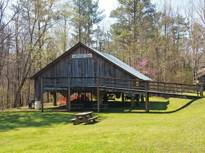 The May Plantation cotton gin at Tannehill