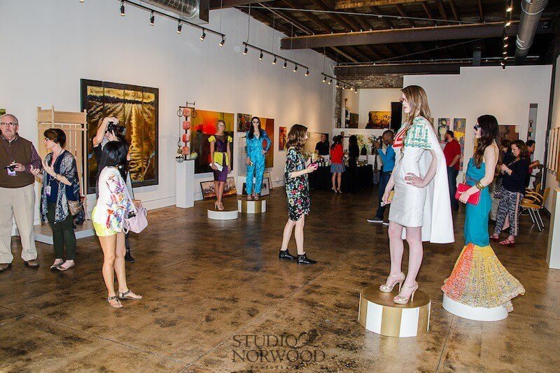 Freeze models strike a pose during the 2014 Fashion Fund party. Image: Memphis Fashion Week
