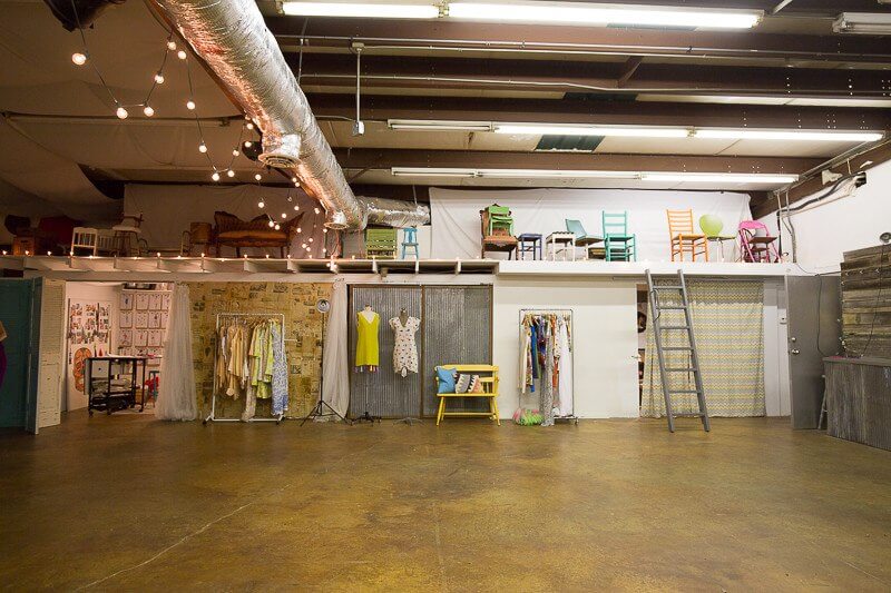 Tara's studio and workroom.