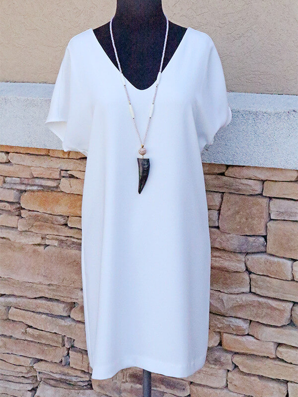 Every woman needs a white dress in her closet