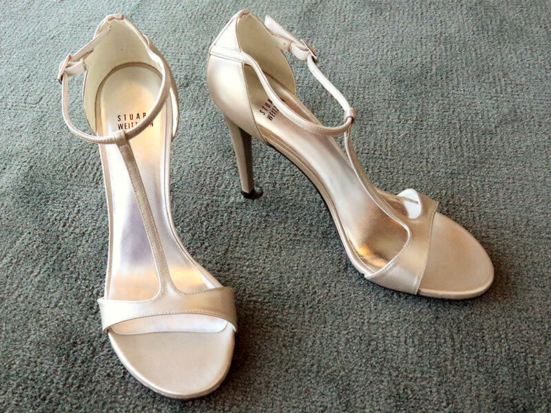 Silver shoes are perfect for spring!