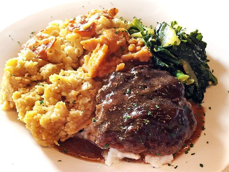 The Salisbury Steak at HM shouldn't be confused for what used to be served in your school cafeteria.