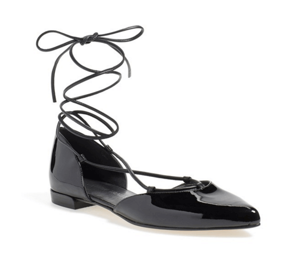 Stuart Wietzman lace up flats