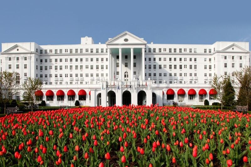 President John F. Kennedy and First Lady Jackie honeymooned at The Greenbrier.