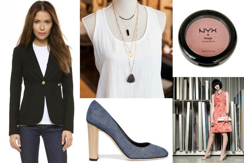 Southern fashion calls for a tailored look, a great pair of heels and a little rouge.