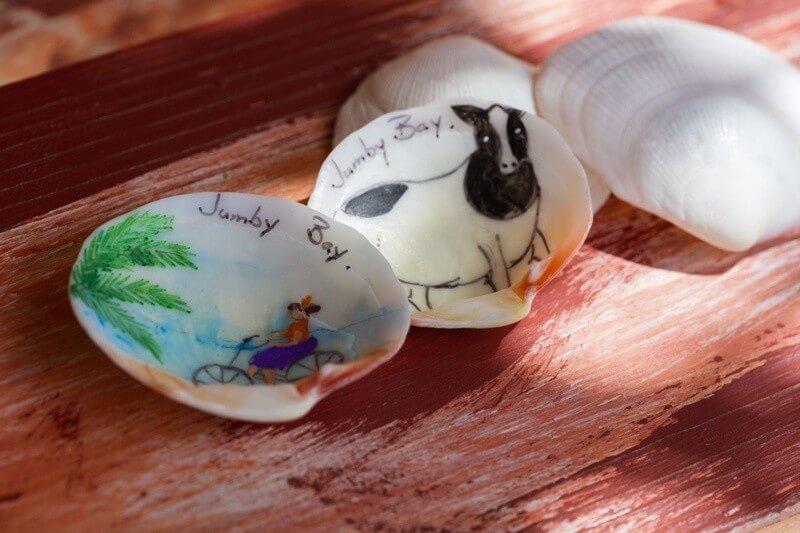 "Each night you’ll receive a beautiful, hand-painted shell to bring home, and I always look forward to the bottle of Susie’s Hot Sauce, made by a local Antiguan, that you receive upon departure," says Ashley Smith of Jumby Bay. "The on-property boutique also has really pretty, breezy dresses and colorful jewelry that’s great for a souvenir or a gift to bring to a loved one." Image: Jacob Termansen