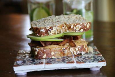 SB Peanut Butter Bacon Apple Sandwich