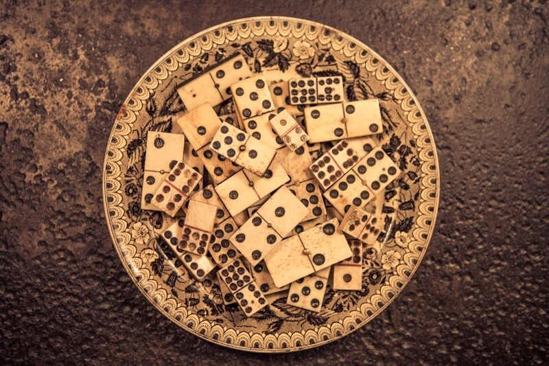 Vintage domino collection at Uncommon Objects