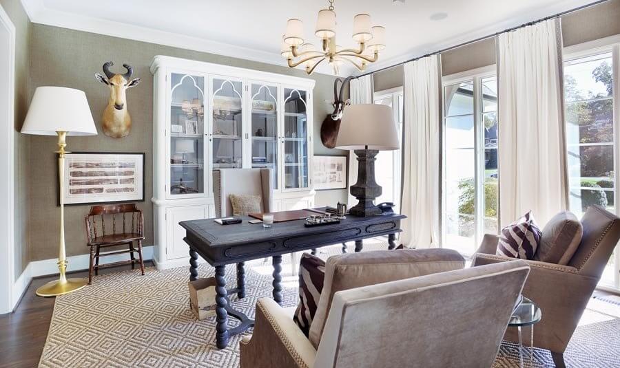 Use a study as an escape from the rest of the home