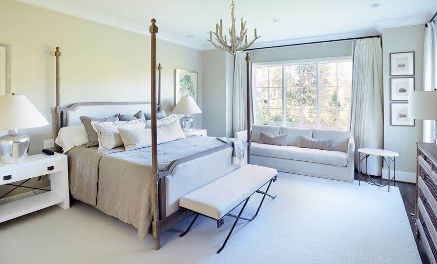 A master bedroom should be a relaxing retreat — just as this one is! 