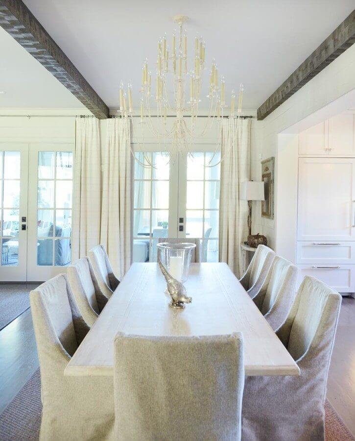 Conversation and dining are enjoyed around this cozy table! 