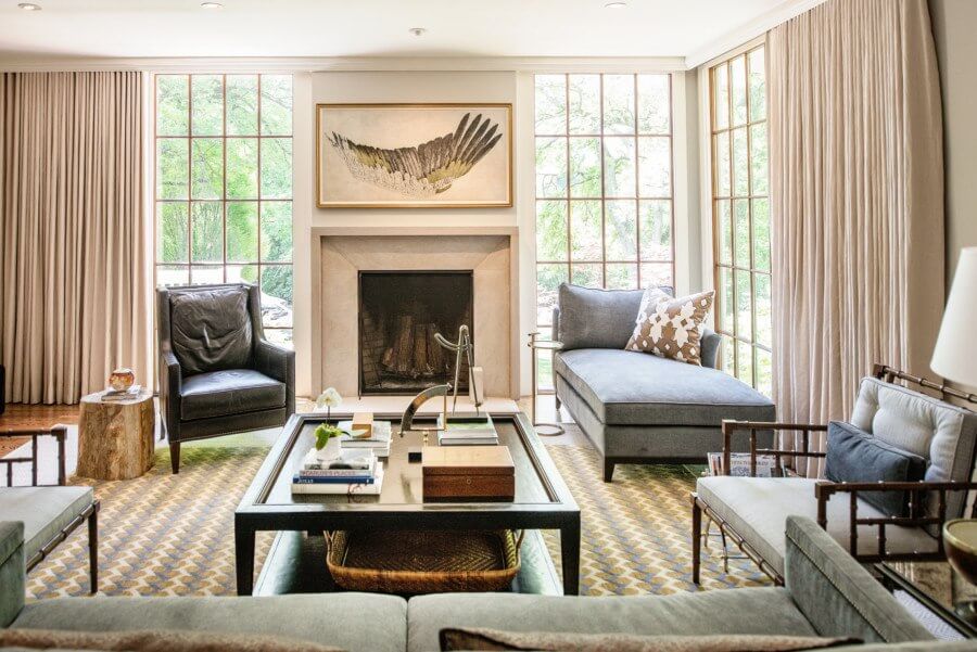 The corner of windows was the selling point on this home! See how to marry modern and traditional design