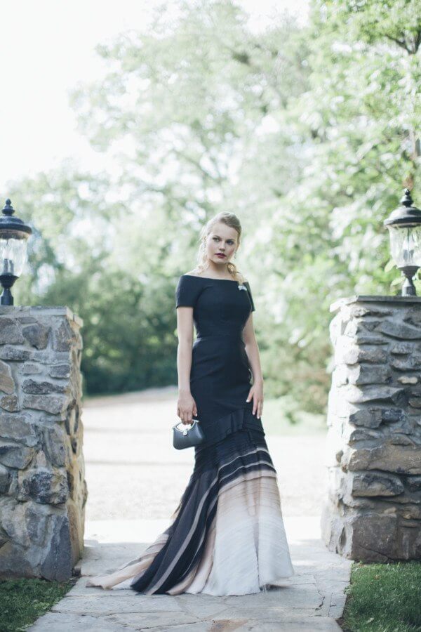 Go all out when dressing for a white tie wedding