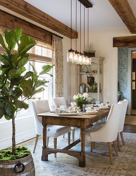 Layered lighting is the most flattering way to illuminate a room.