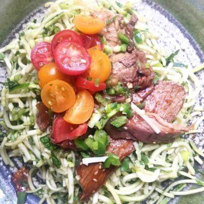 Asian Salad with Korean BBQ Beef