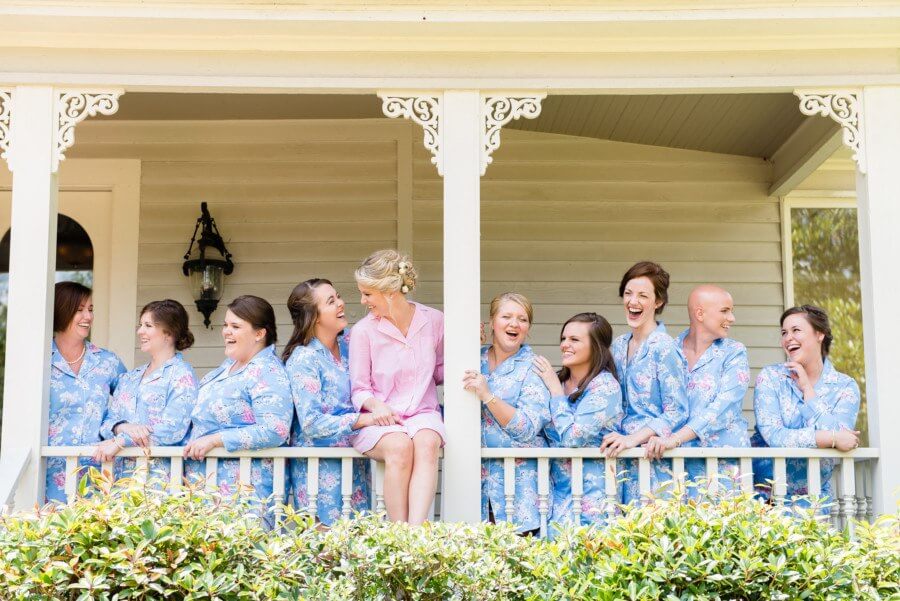 The bride and her nine beautiful bridesmaids shared a fun morning of filled with smiles and laughter. Lindy says that her maid of honor considers the day one of her favorite days of her life, a true indicator of the abundant joy and happiness of the day. The bride and her nine beautiful bridesmaids shared a fun morning of filled with smiles and laughter. Lindy says that her maid of honor considers the day one of her favorite days of her life, a true indicator of the abundant joy and happiness of the day.