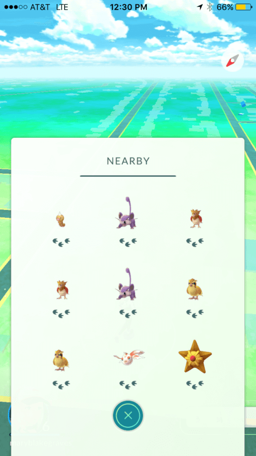 Here is an example of nearby Pokémon. Publix and the Greenway are great hubs!. Found in this Beginners Guide to Pokeman Go:: What is Pokeman GO?