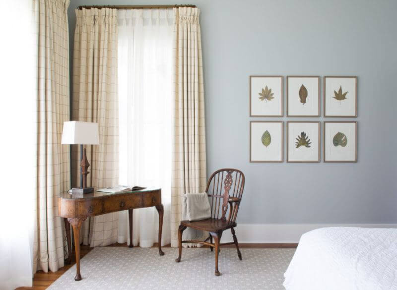 The house's large windows mean plenty of natural light filters into each bedroom.