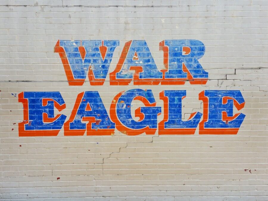 Welcome to "War Eagle" country! Welcome to "War Eagle" country!