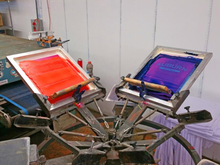 The printing press at Stamp The printing press at Stamp