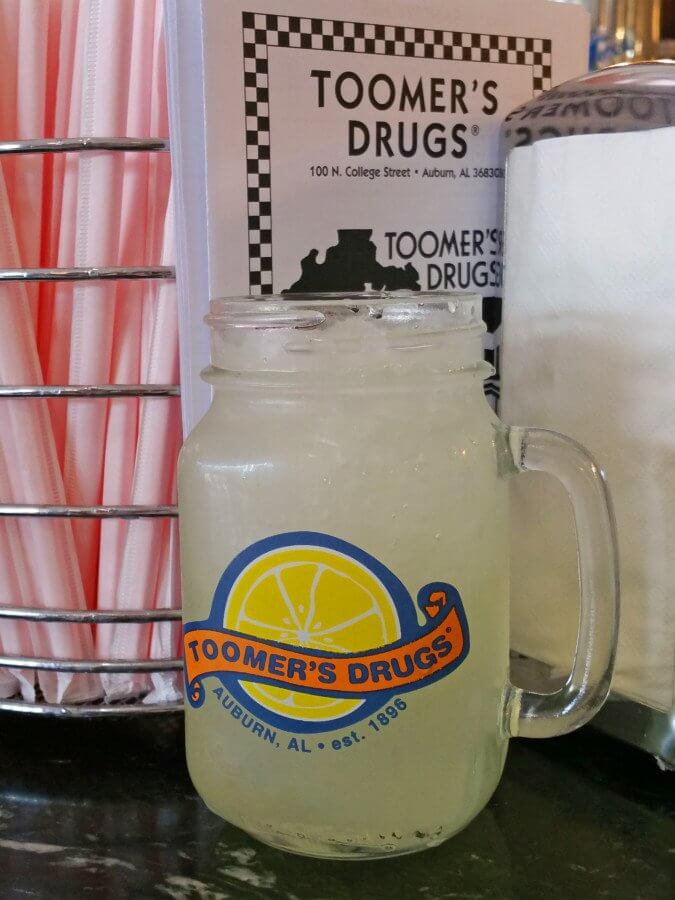 Toomer's Drugs is famous for their fresh-squeezed lemonade! Toomer's Drugs is famous for their fresh-squeezed lemonade!
