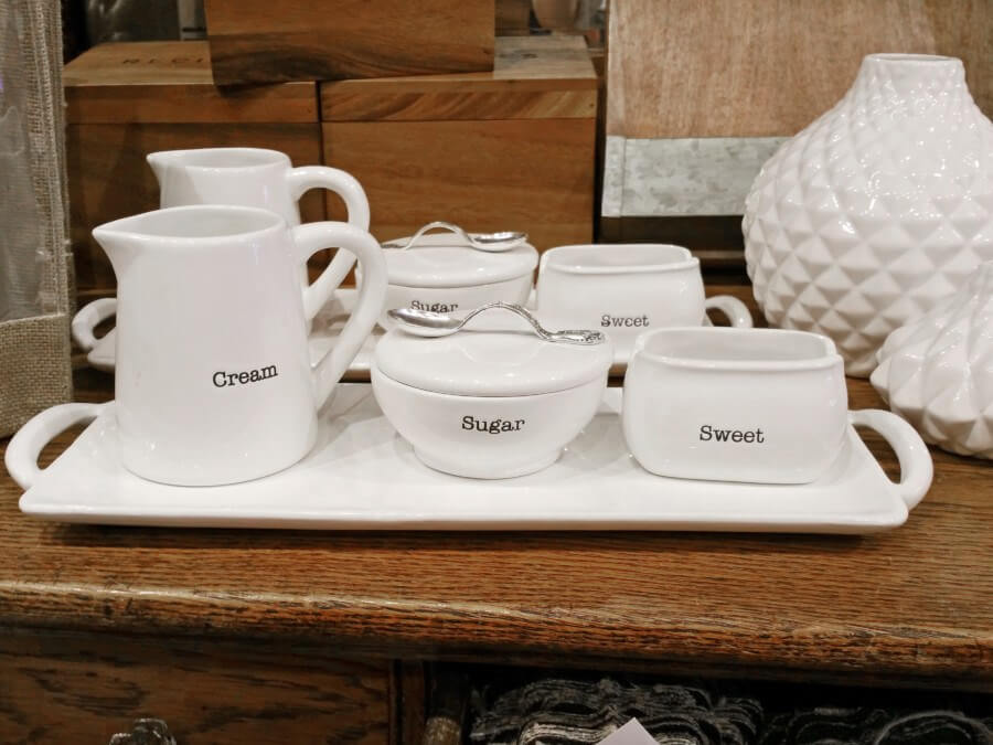 An adorable cream and sugar set at Wrapsody in Auburn An adorable cream and sugar set at Wrapsody in Auburn
