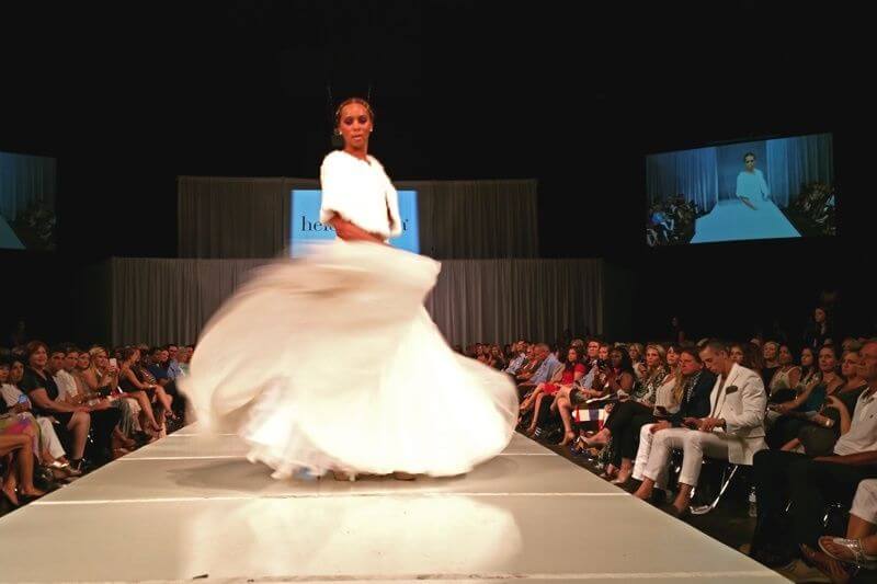 Every gown featured fabrics that had a lovely movement down the runway. Image: Lauren Helmer