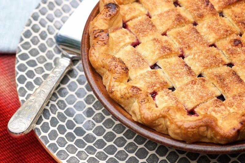 Nothing says "down-home" like a homemade pie, and Kristen Farmer Hall of Baking Bandits serves up a stunning lattice-top blueberry pie that is so pretty, we didn't want to let the knife near it, but we didn't want it to go to waste either! Let's just say her pies will convert even the dessert-averse — hands-down amazing. Nothing says "down-home" like a homemade pie, and Kristen Farmer Hall of Baking Bandits serves up a stunning lattice-top blueberry pie that is so pretty, we didn't want to let the knife near it, but we didn't want it to go to waste either! Let's just say her pies will convert even the dessert-averse — hands-down amazing.