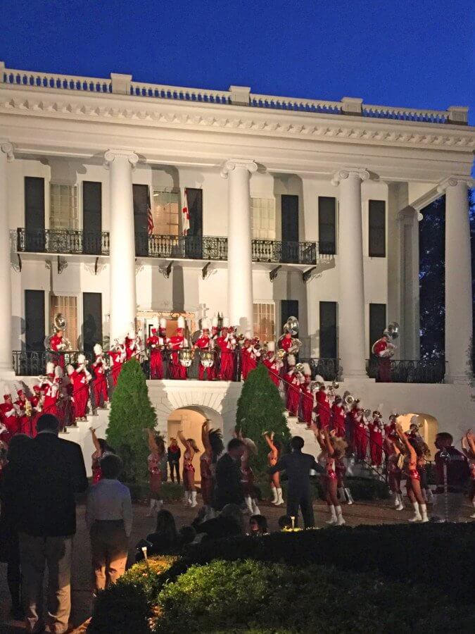 The beloved Million Dollar Band and Crimsonettes put on a special performance in front of the President's Mansion to celebrate the 16 National Championship Titles Tuscaloosa has brought home! 