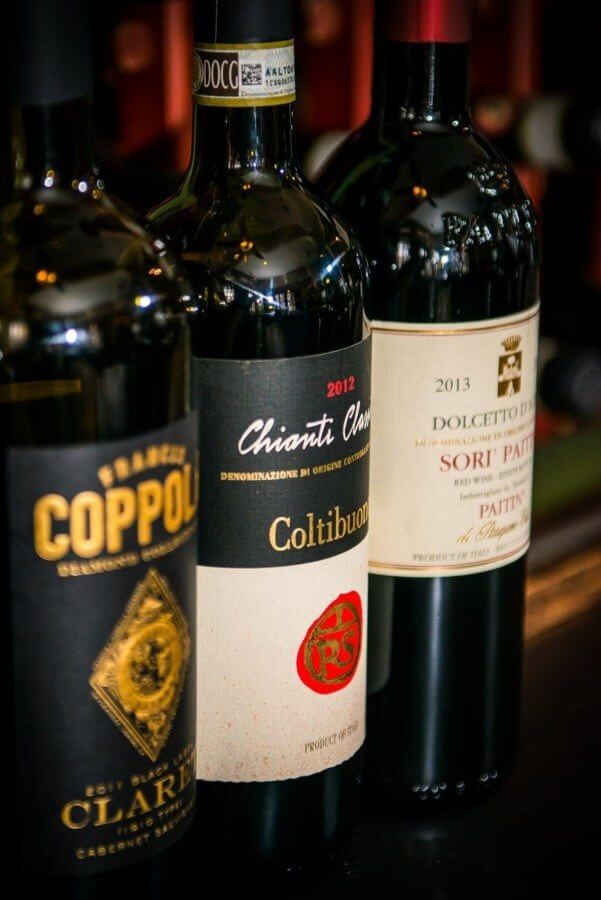 As any good Italian restaurant should, DePalma's has an extensive and sophisticated wine selection. 